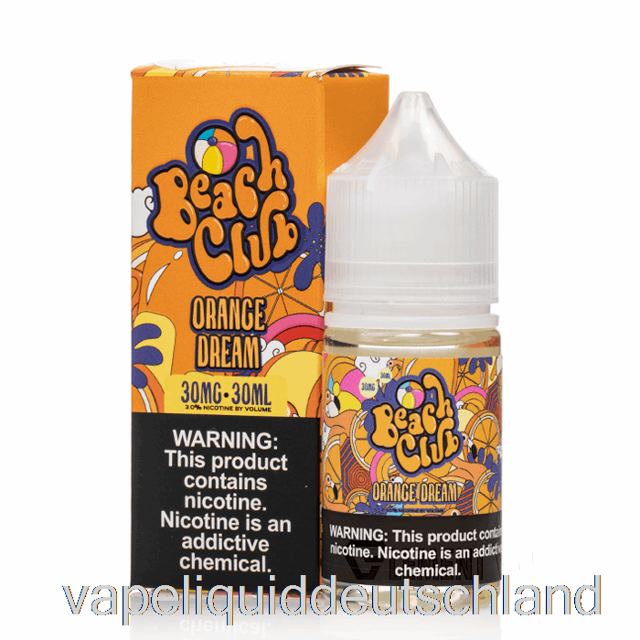 Orange Dream – Beach-Club-Salze – 30 Ml, 50 Mg Vape-Flüssigkeit